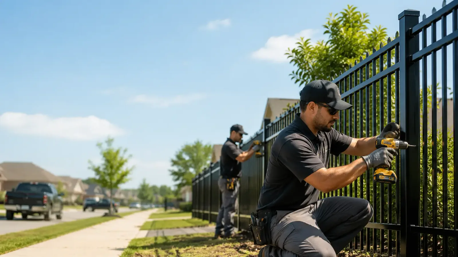 Metal Fence Installation in Cut Off, LA